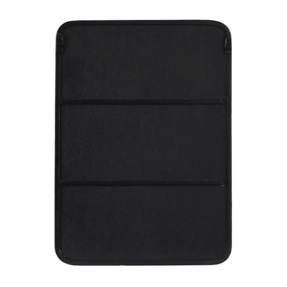 Black Metal Wall Mirror with Shelf for Entry Way or Other. Like New. - Picture 5 of 5